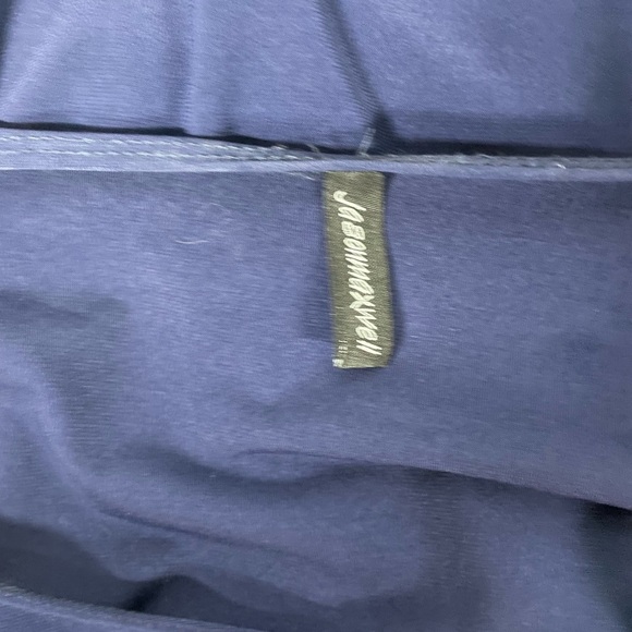 Jason Maxwell Wrap Blouse Cobalt Blue 3/4 sleeves L - Picture 3 of 9